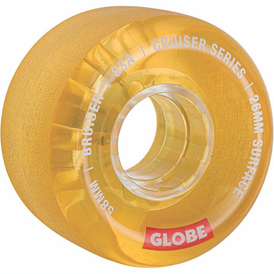 Globe Bruiser Cruiser Wheel Clear Honey 58mm / 83a - [ka(:)rısma] showroom & concept store