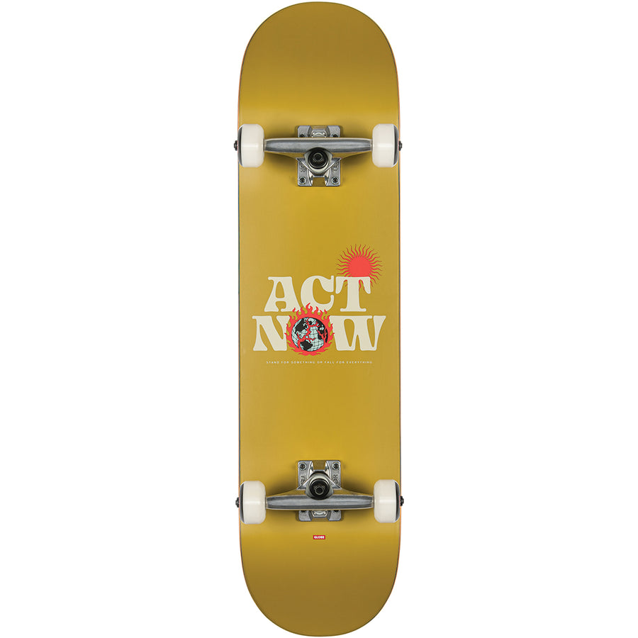 Globe Skateboard G1 Act Now Complete Mustard 8.0'' - [ka(:)rısma] showroom & concept store