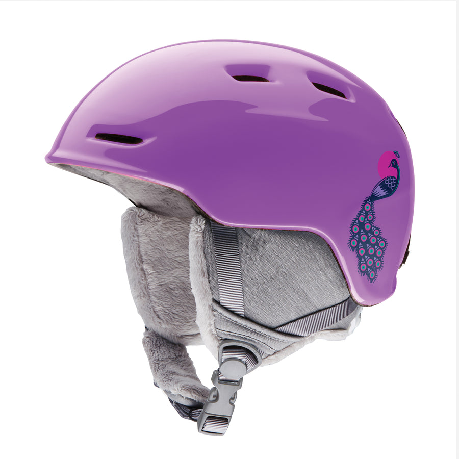 Smith Snow Helmet Zoom Jr. PURPLE PEACOCKS - [ka(:)rısma] showroom & concept store