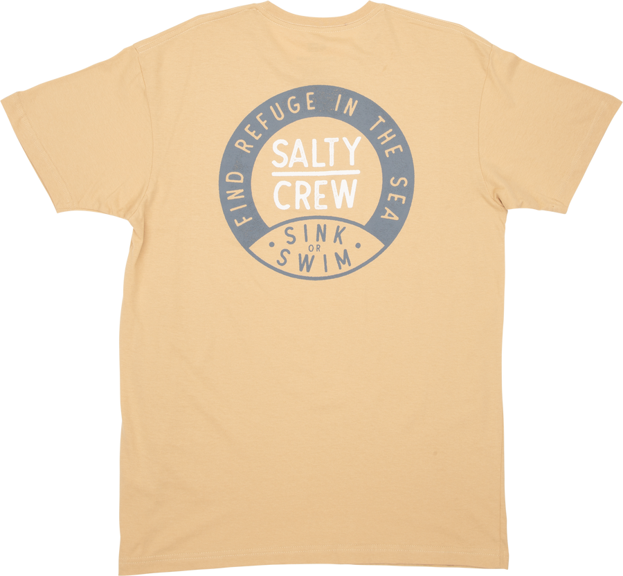 Salty Crew Breakwater Premium S/S Tee Camel - [ka(:)rısma] showroom & concept store