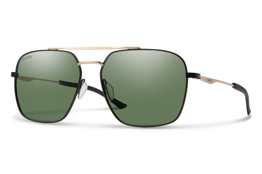 Smith Sunglasses Double Down Matte Black / Gold - [ka(:)rısma] showroom & concept store