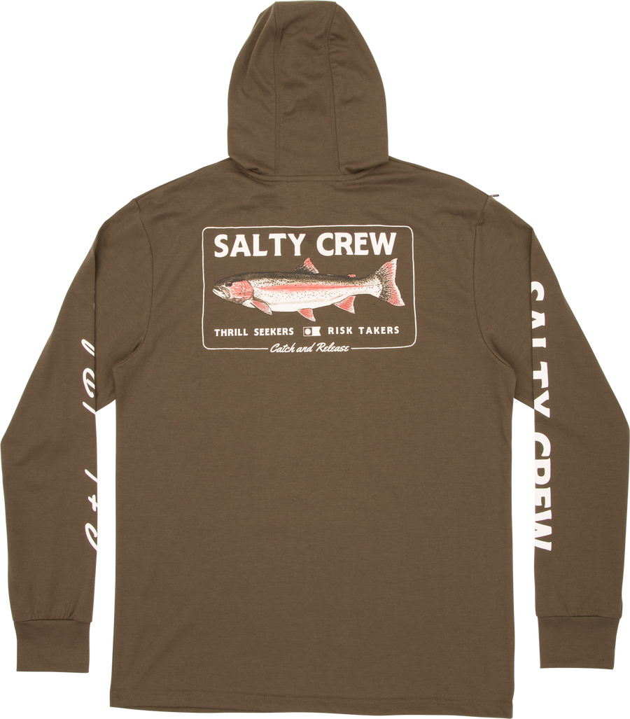 Salty Crew Steelhead Hood Tech Tee - [ka(:)rısma] showroom & concept store
