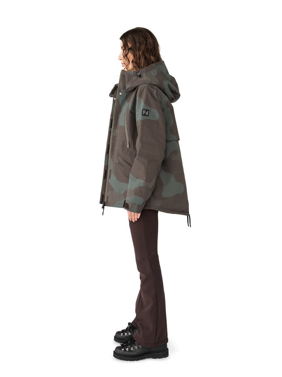 Holden Women's Insulated Fishtail Jacket Forest Camo - [ka(:)rısma] showroom & concept store