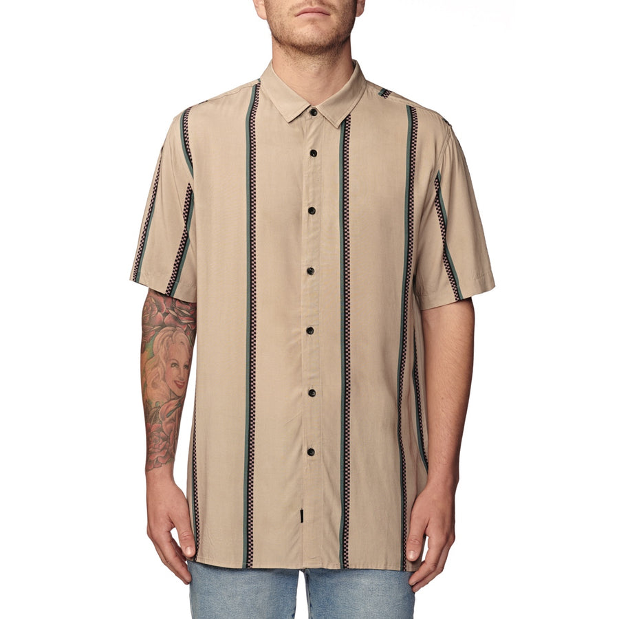 Globe Hustle Stripe Short Sleeve Shirt - [ka(:)rısma] showroom & concept store