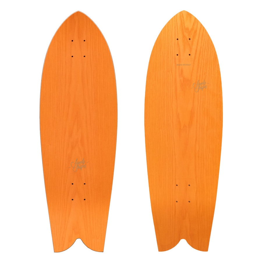 Sandy Shapes Tropicale Surfskate Complete 32.0'' x 10.5'' Orange Ash - [ka(:)rısma] showroom & concept store