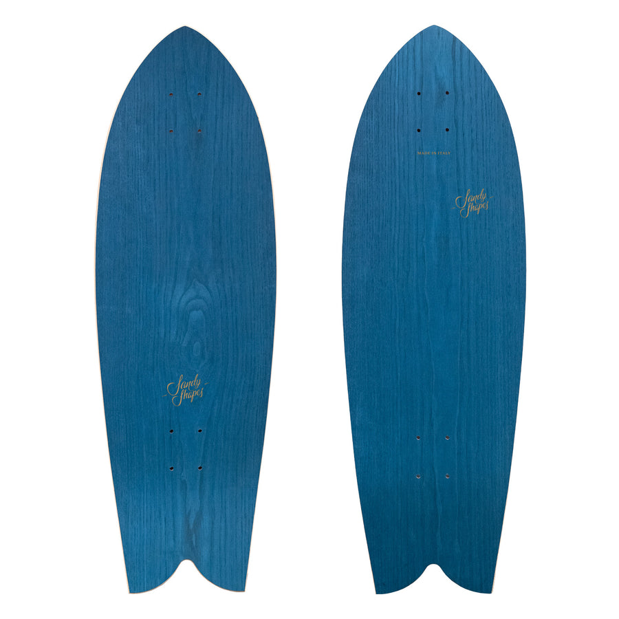 Sandy Shapes Tropicale Surfskate & Cruiser Deck 32.0'' x 10.5'' Blue Ash - [ka(:)rısma] showroom & concept store
